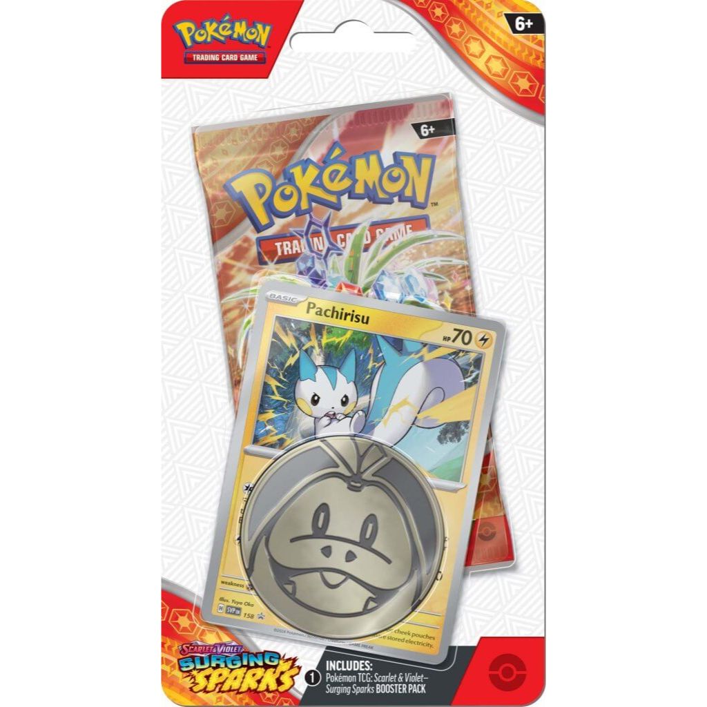 POKÉMON TCG Scarlet & Violet 8 Surging Sparks Checklane Blister
