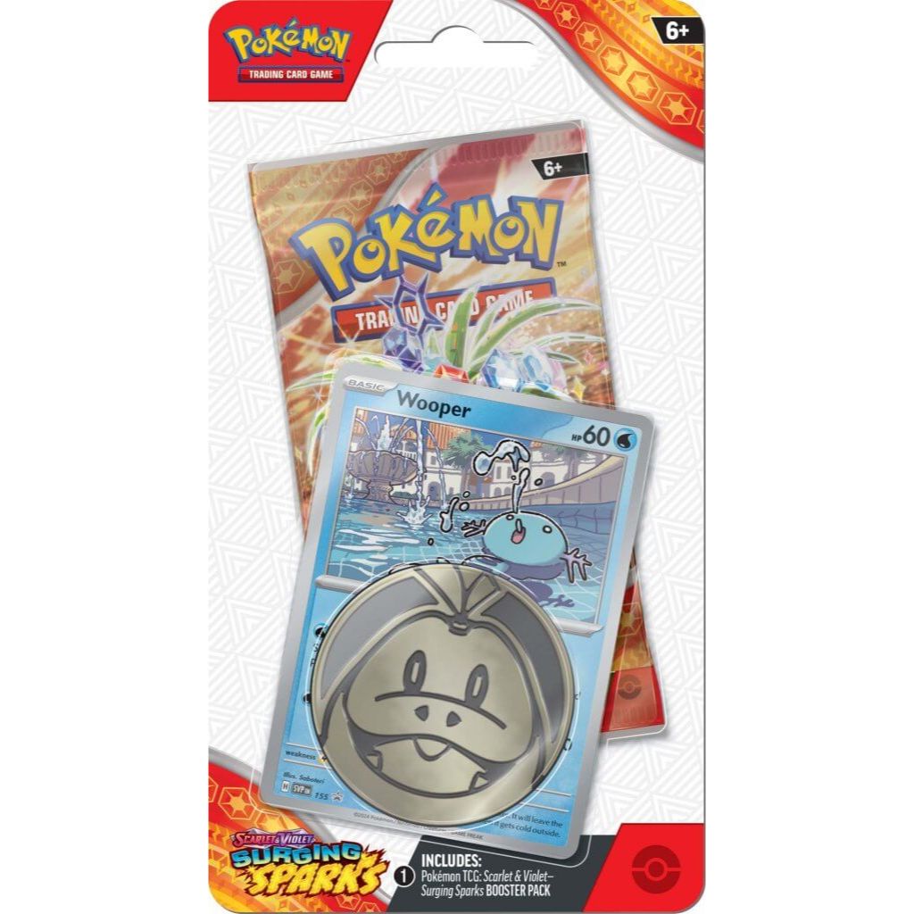 POKÉMON TCG Scarlet & Violet 8 Surging Sparks Checklane Blister