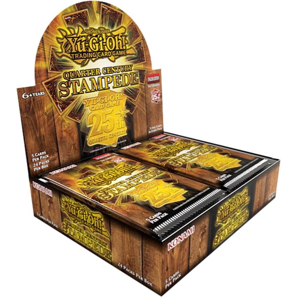 YU-GI-OH! TCG Quarter Century Stampede Collection 5 x card Booster