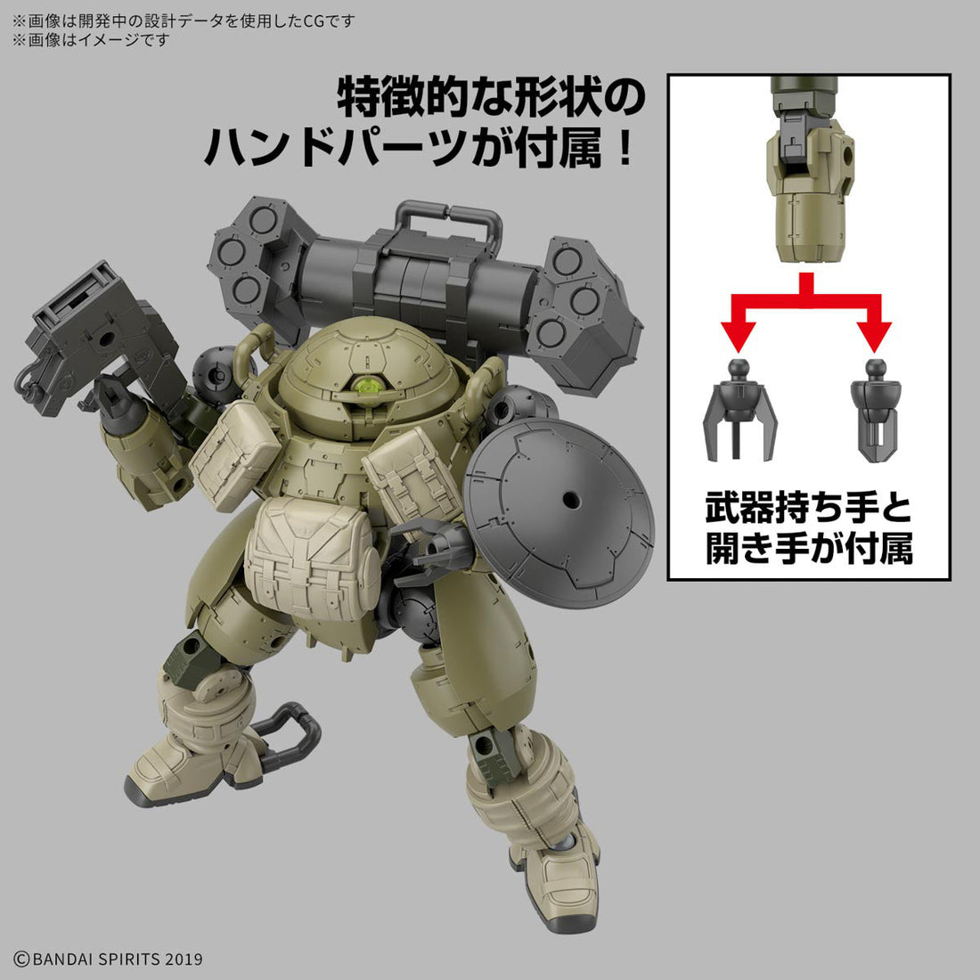 30MM 1/144 bEXM-6 ROUNDNOVA I Model Kit