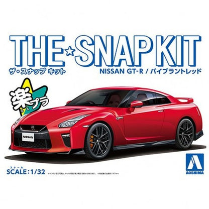 1/32 SNAP NISSAN GT-R (Vibrant Red)
