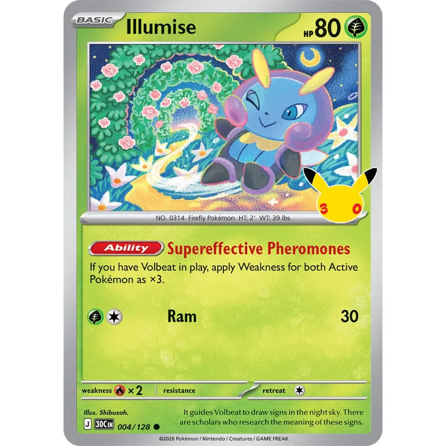 Illumise - 004/128 Common  ME:30th Anniversary