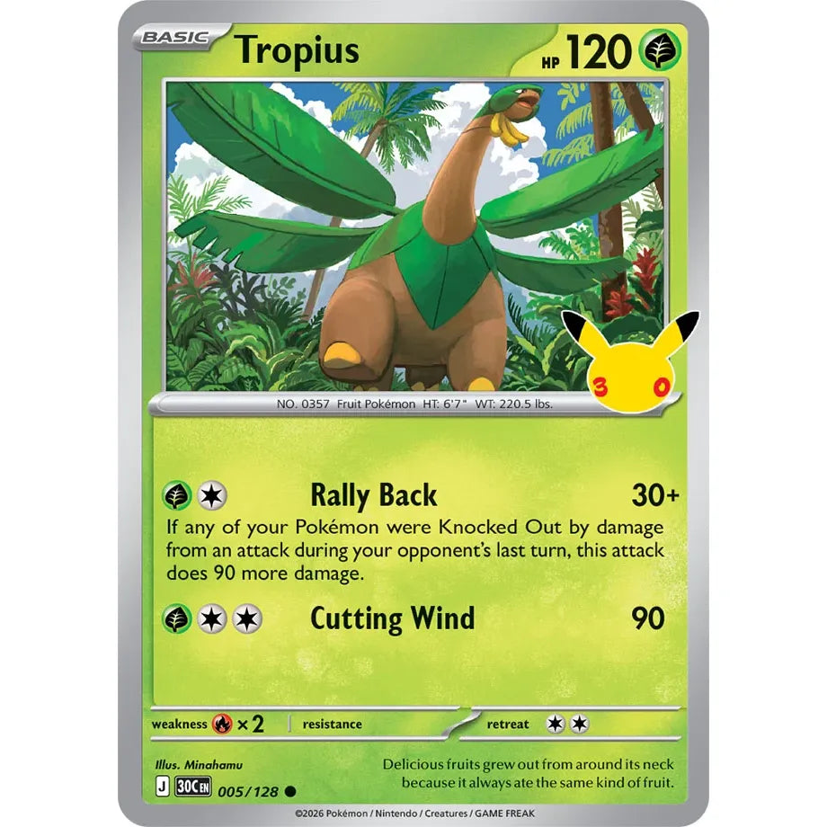 Tropius - 005/128 Common  ME:30th Anniversary