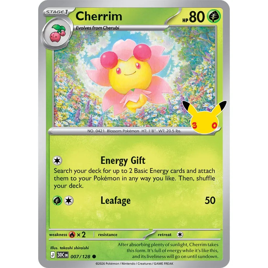 Cherrim - 007/128 Common ME:30th Anniversary