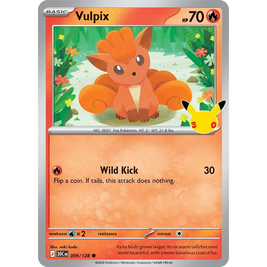 Vulpix - 009/128 Common ME:30th Anniversary