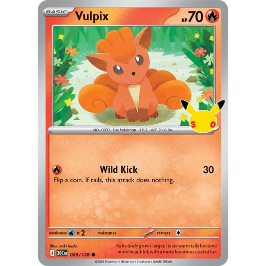 Vulpix - 009/128 Common ME:30th Anniversary