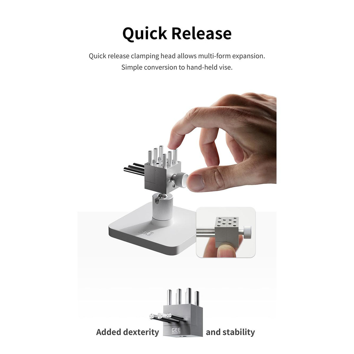 GeeHobby GH-TV Stainless Steel Hobby Vise