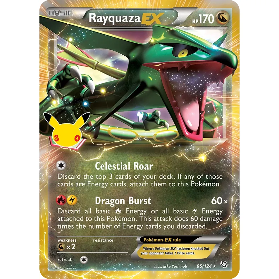 Rayquaza-EX - 85/124 Classic Collection