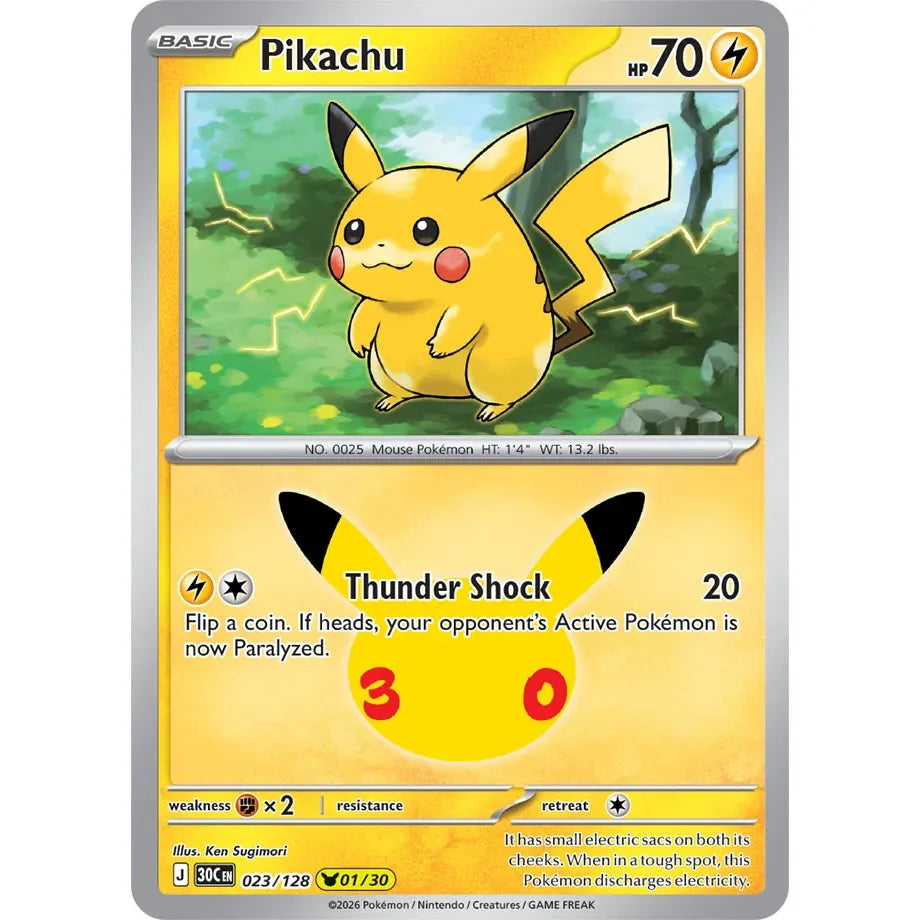 Pikachu - 023/128 Pikachu Rare
