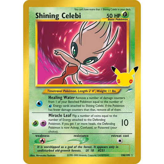Shining Celebi - 106/105 Classic Collection