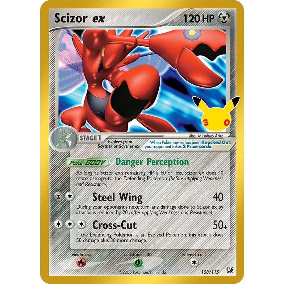 Scizor ex - 108/115 Classic Collection