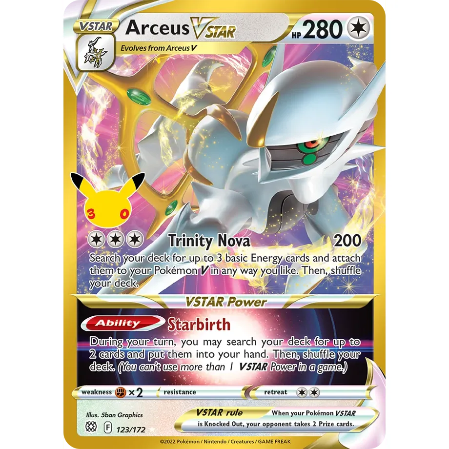 Arceus VSTAR - 123/172 Classic Collection