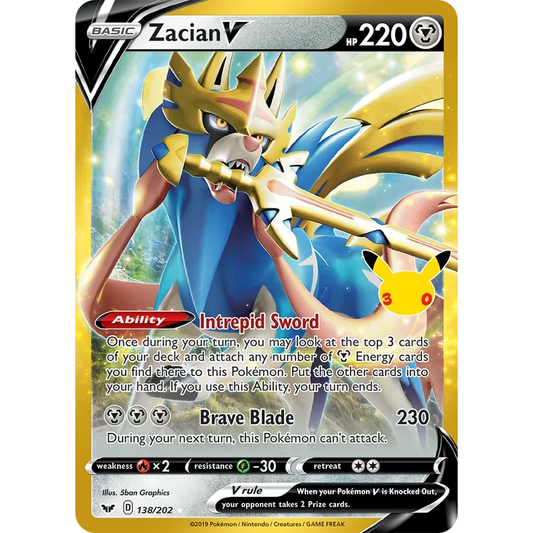 Zacian V - 138/202 Classic Collection