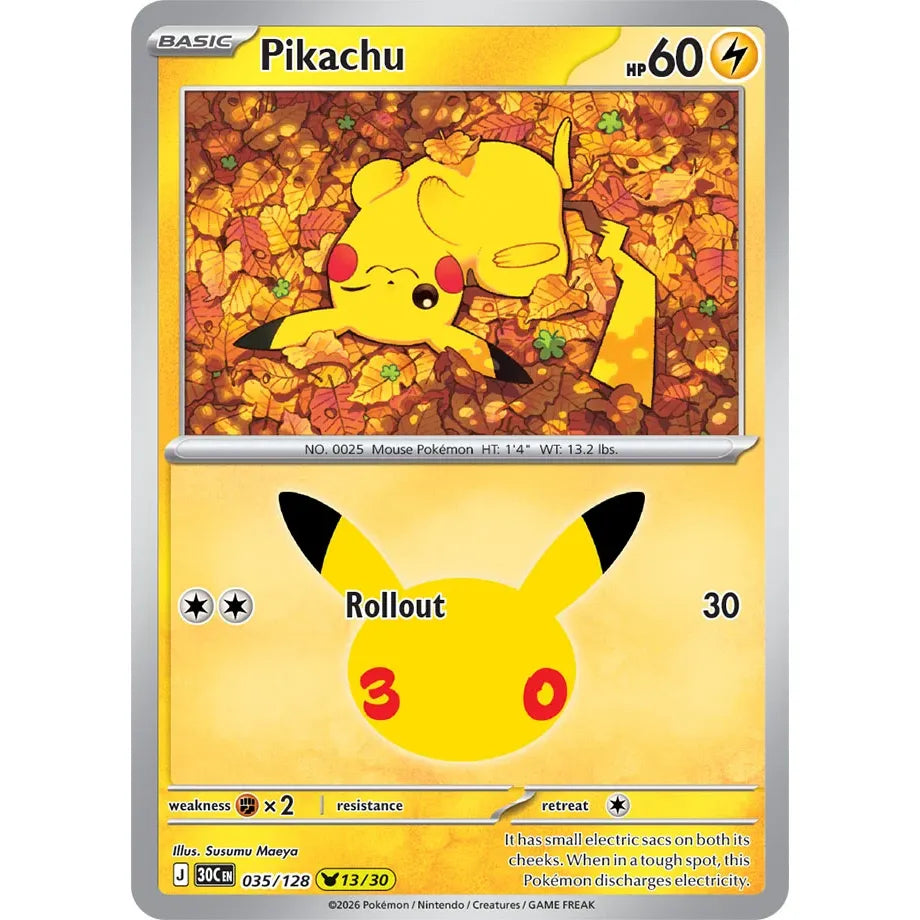 Pikachu - 035/128 Pikachu Rare