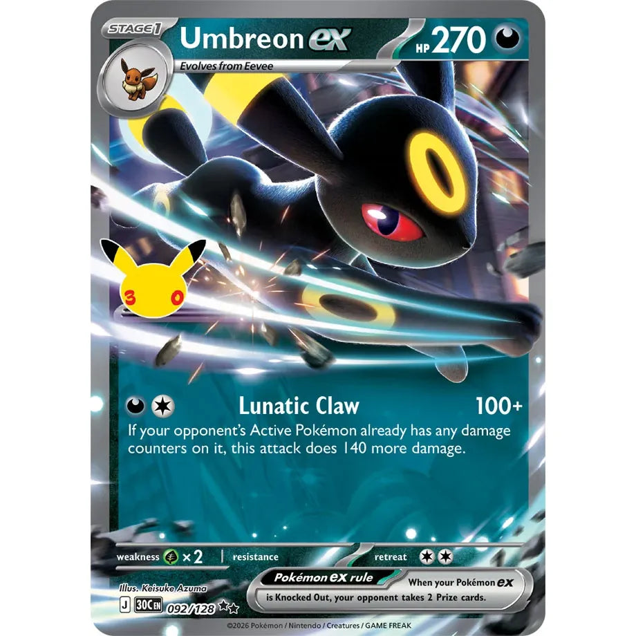 Umbreon ex - 092/128 Double Rare