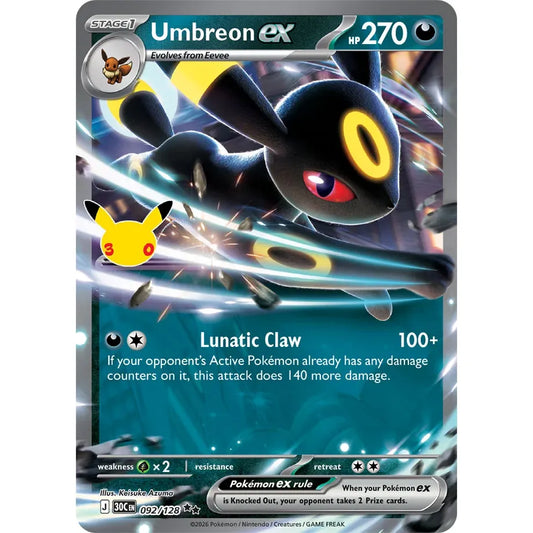 Umbreon ex - 092/128 Double Rare