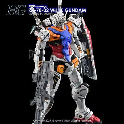 G-rework CUSTOM DECAL [HG] [GQX] WHITE GUNDAM