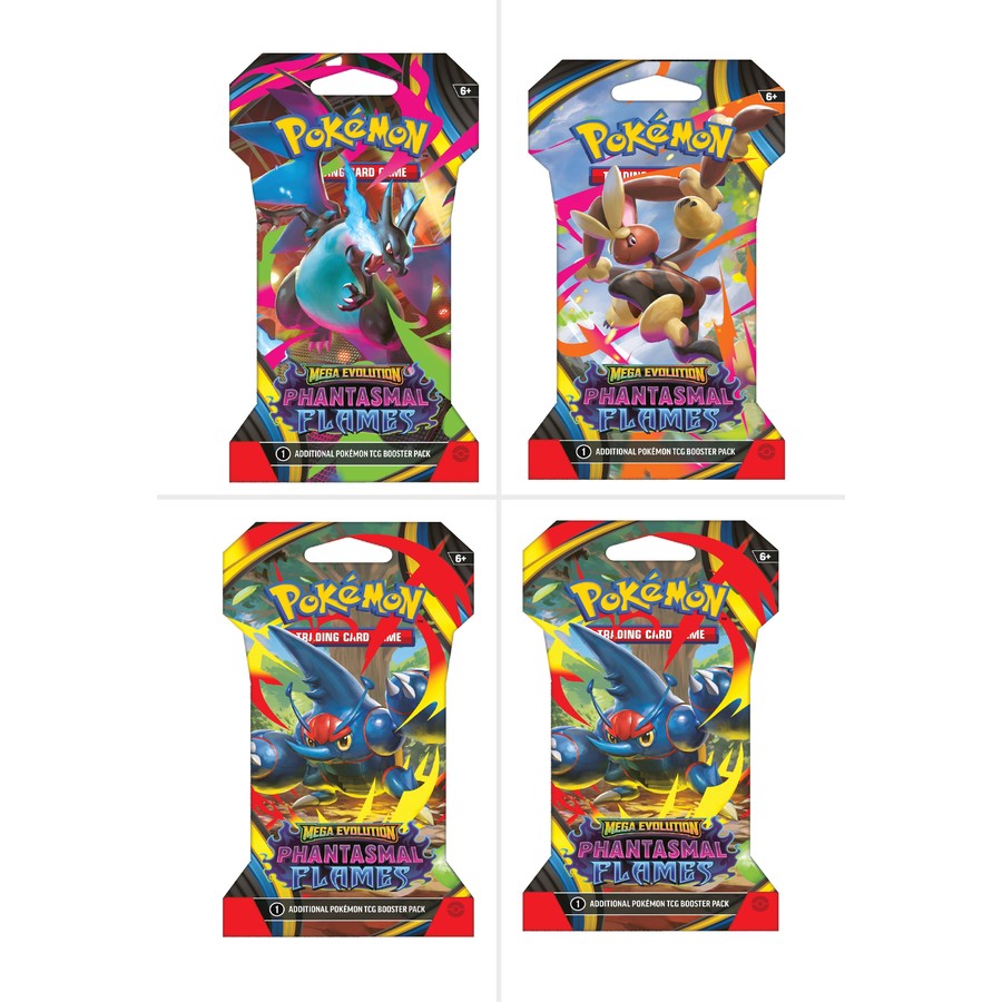 Pokemon TCG Mega Evolutions 2 Phantasmal Flames Blisters