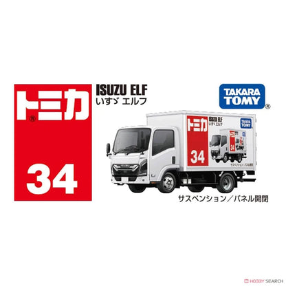 TOMICA Regular No.34 Isuzu Elf | Takara Tomy Diecast Truck