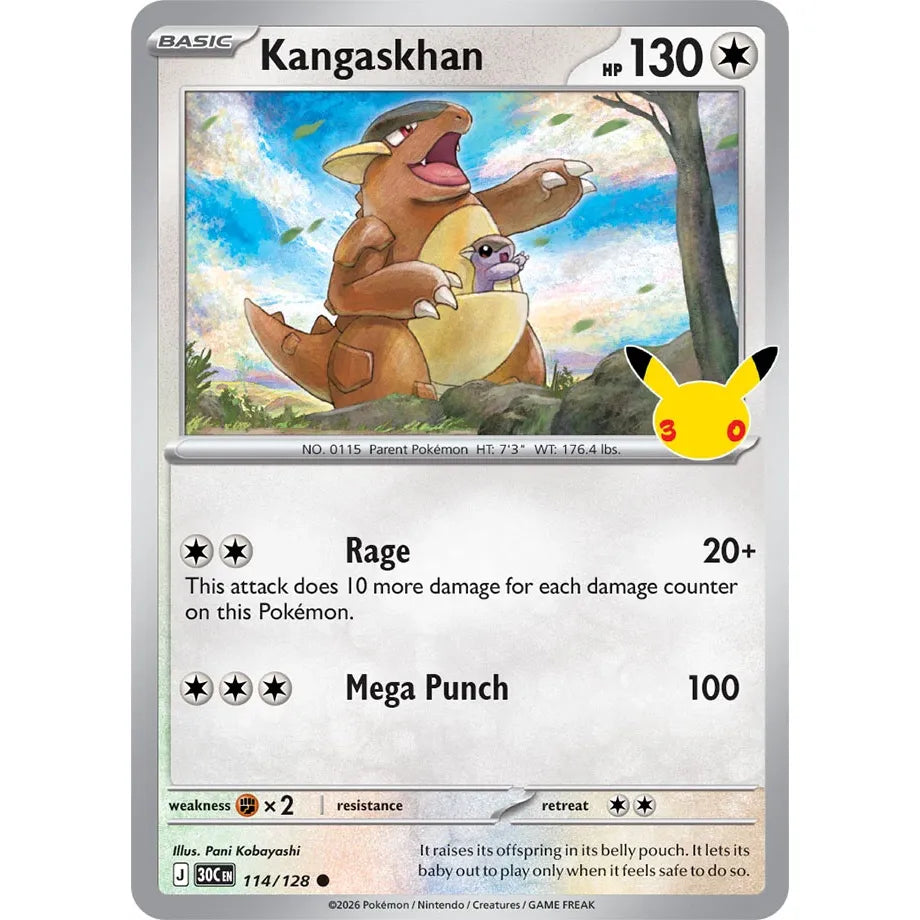Kangaskhan - 114/128 Common ME:30th Anniversary