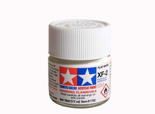 TAMIYA ACRYLIC MINI XF-2 FLAT WHITE