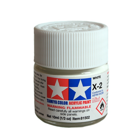 TAMIYA ACRYLIC MINI X-2 WHITE