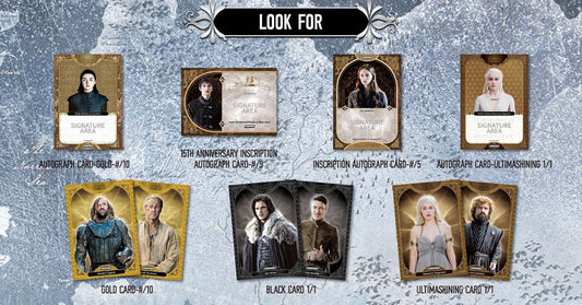 2026 Kakawow Phantom Game Of Thrones 15th Anniversary Trading Cards