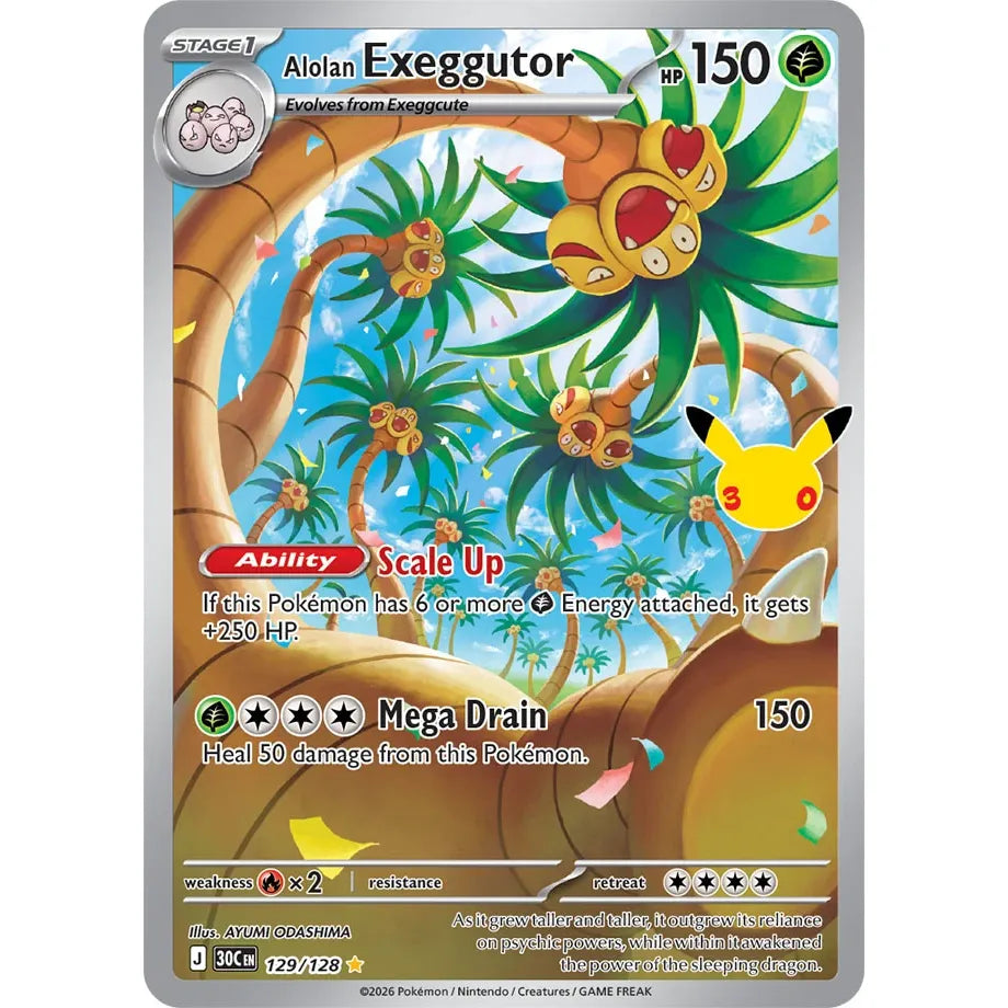 Alolan Exeggutor - 129/128 Illustration Rare