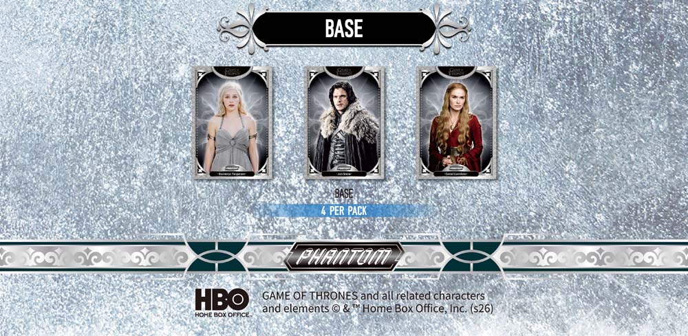 2026 Kakawow Phantom Game Of Thrones 15th Anniversary Trading Cards