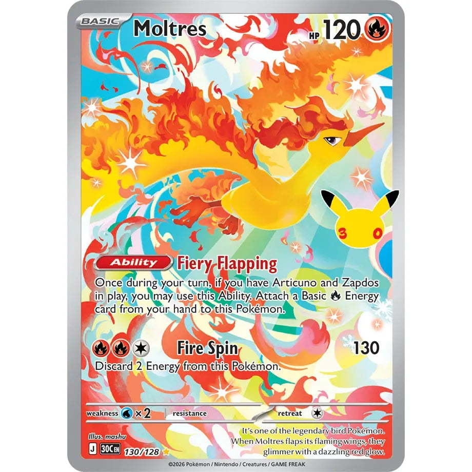 Moltres - 130/128 Illustration Rare