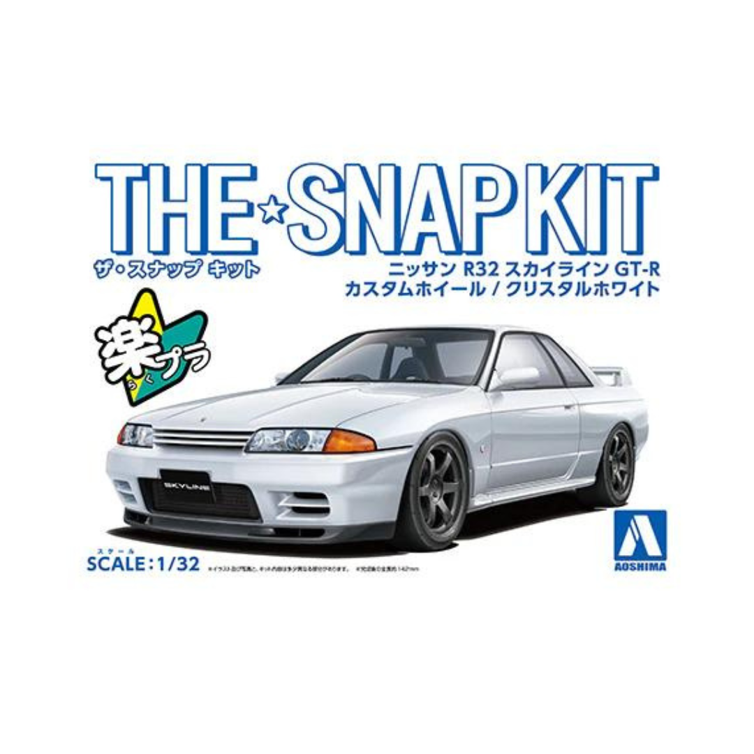 Wheel Mods For R32 1/32 SNAP NISSAN R32 SKYLINE GT-R CUSTOM WHEEL (Crystal White) – Hobby Kitz