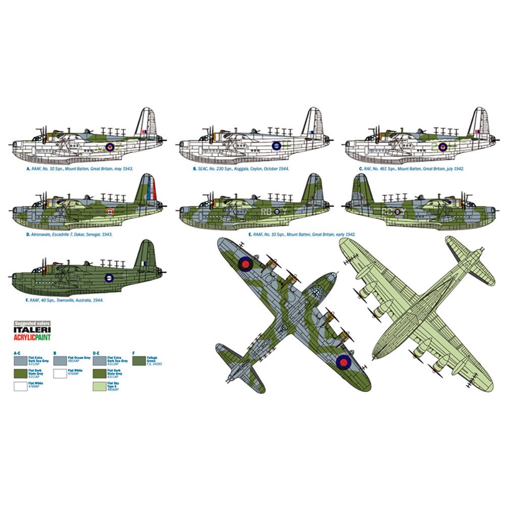 ITALERI SUNDERLAND MK.III 1:72 AUST.DECALS