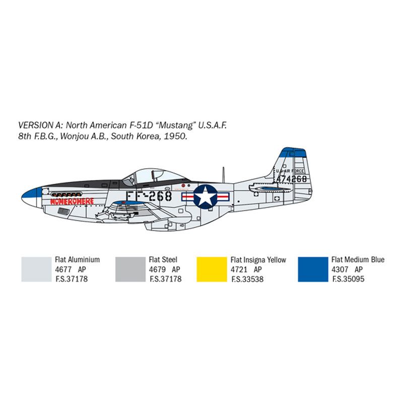 ITALERI F-51D KOREAN WAR 1:72 AUST.DECALS