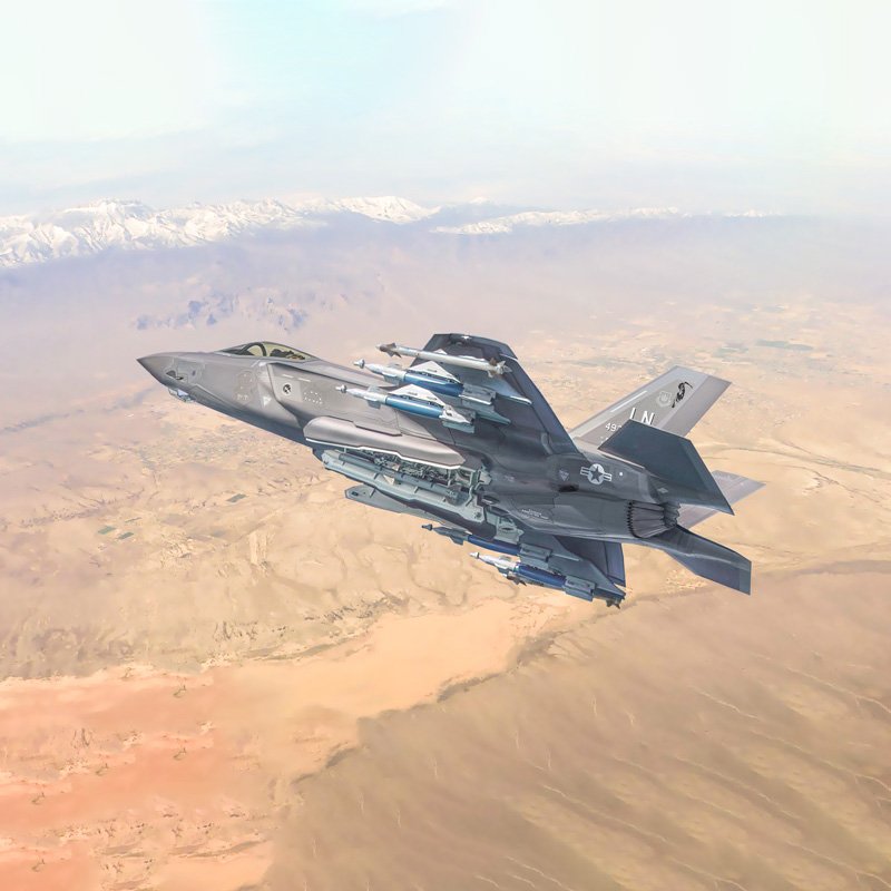 ITALERI LOCKHEED F35A LIGHTNING II (BEAST MODE) 1:72 AUST.DECALS