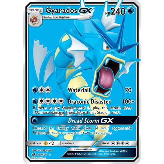 Gyarados GX (Full Art) - 101/111 - SM - Crimson Invasion (SM04)