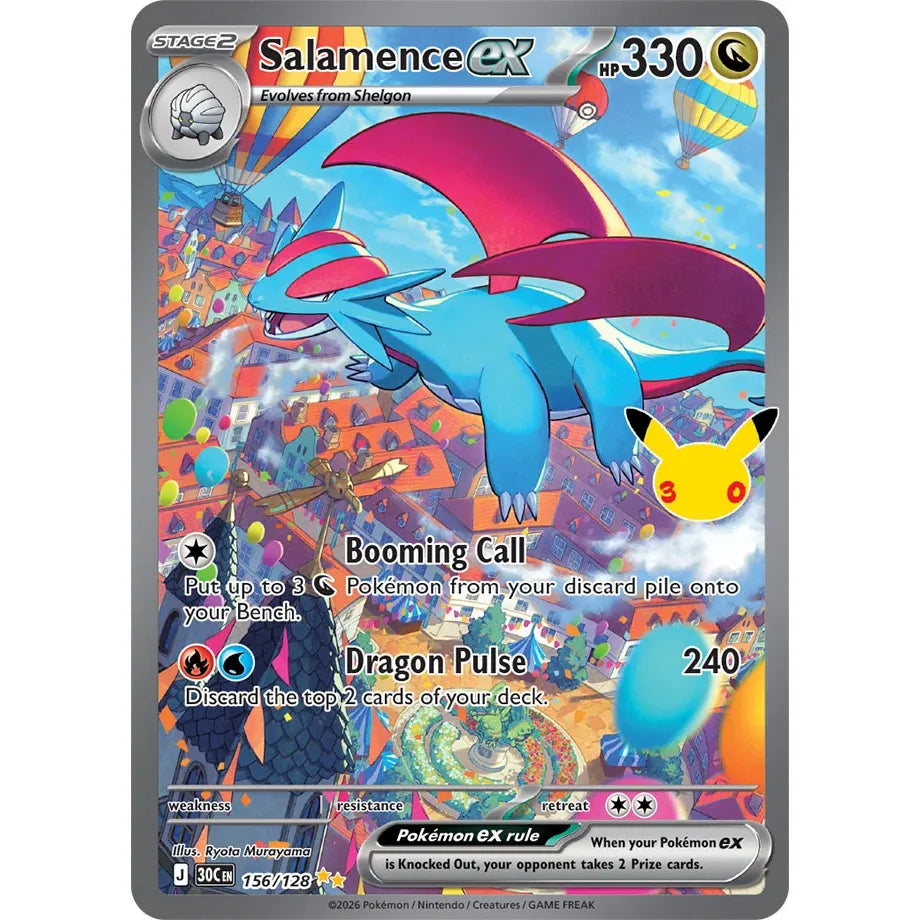 Salamence ex - 156/128 Special Illustration Rare