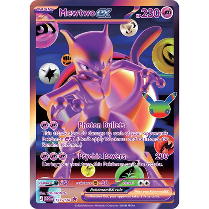 Mewtwo ex - 157/128 Futuristic Rare