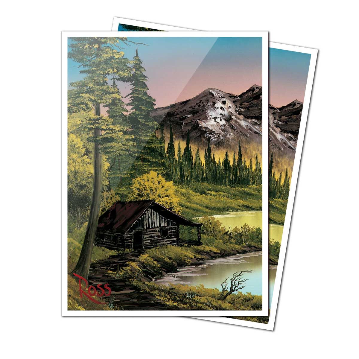 Ultra Pro Bob Ross Mountain Retreat 105ct APEX Deck Protector Sleeves