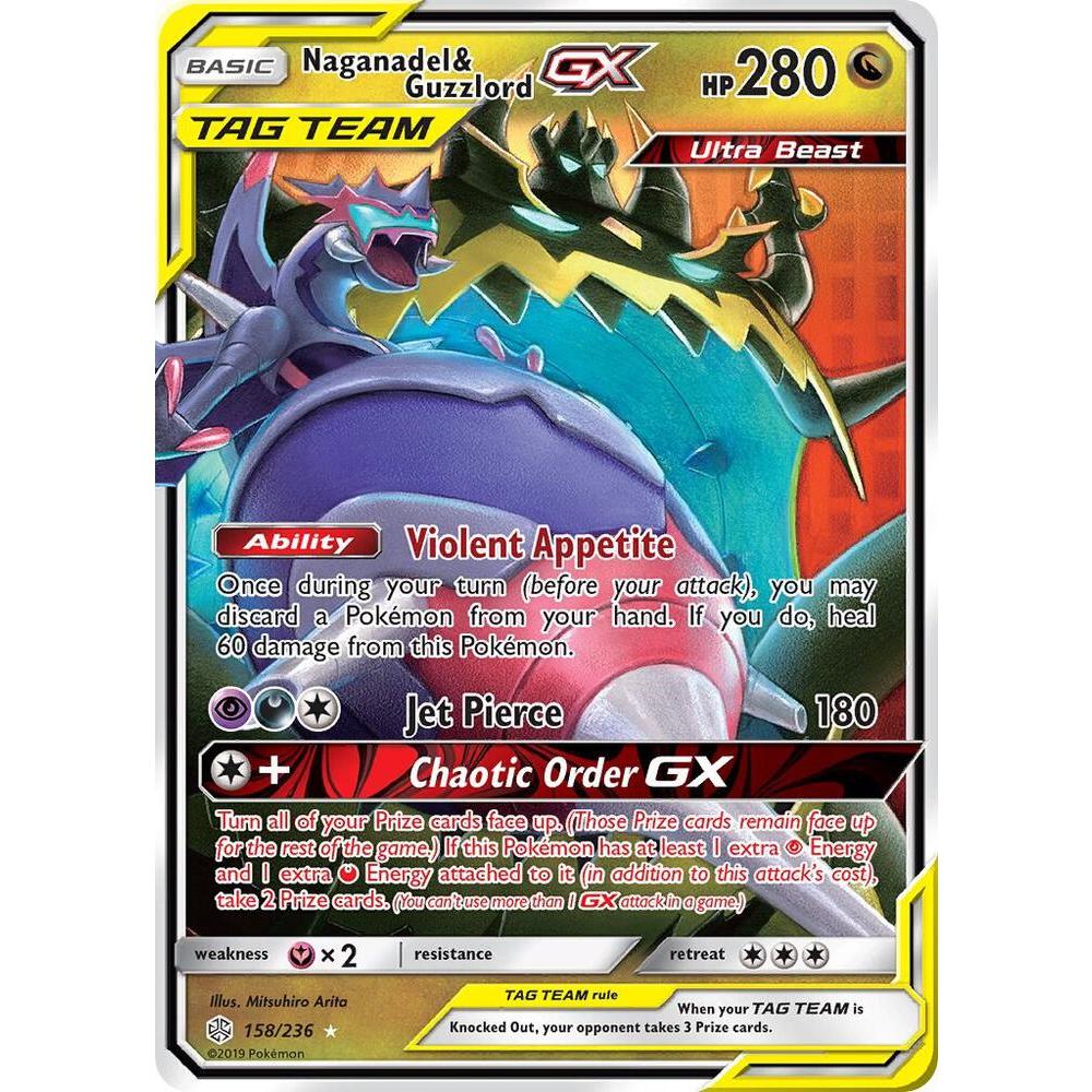 Naganadel & Guzzlord GX 158/236 SM - Cosmic Eclipse (SM12)