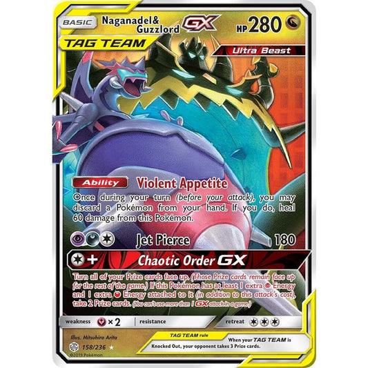 Naganadel & Guzzlord GX 158/236 SM - Cosmic Eclipse (SM12)