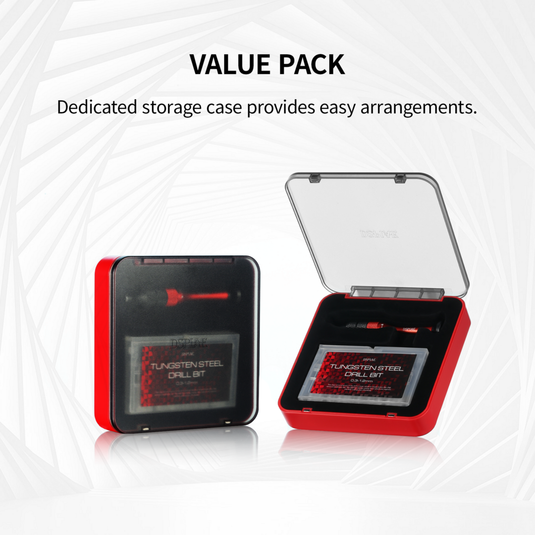DSPIAE Precision Aluminum Alloy Hand Drill Set