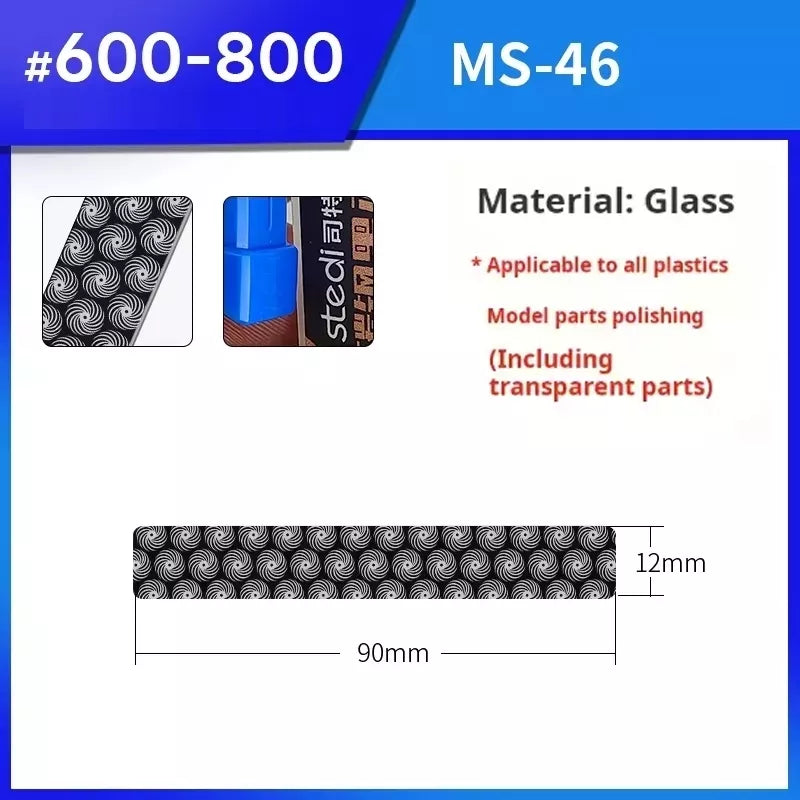 STEDI Low mesh short glass file#600-800 MS-46