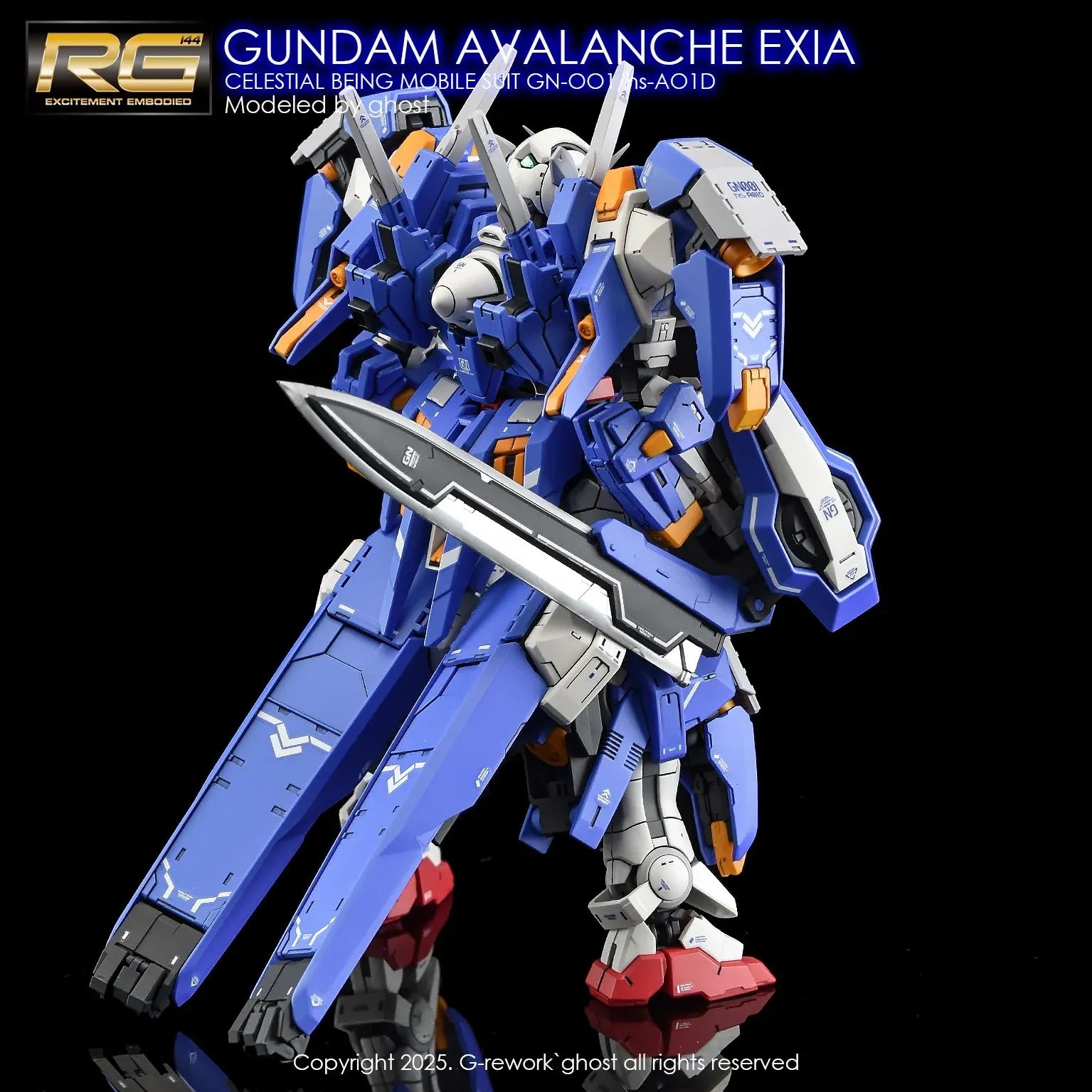 CUSTOM DECAL [RG] GUNDAM AVALANCHE EXIA