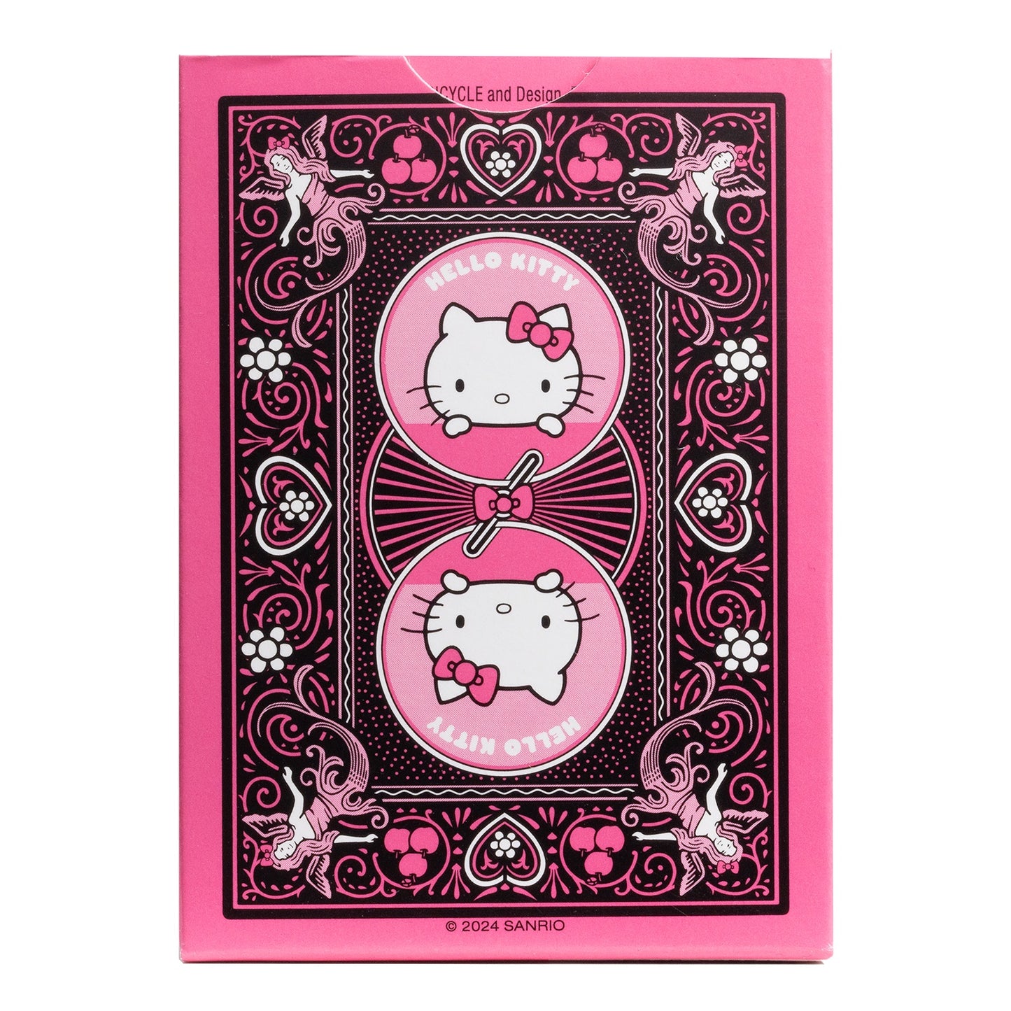 Hello Kitty Black & Pink Playing Cards