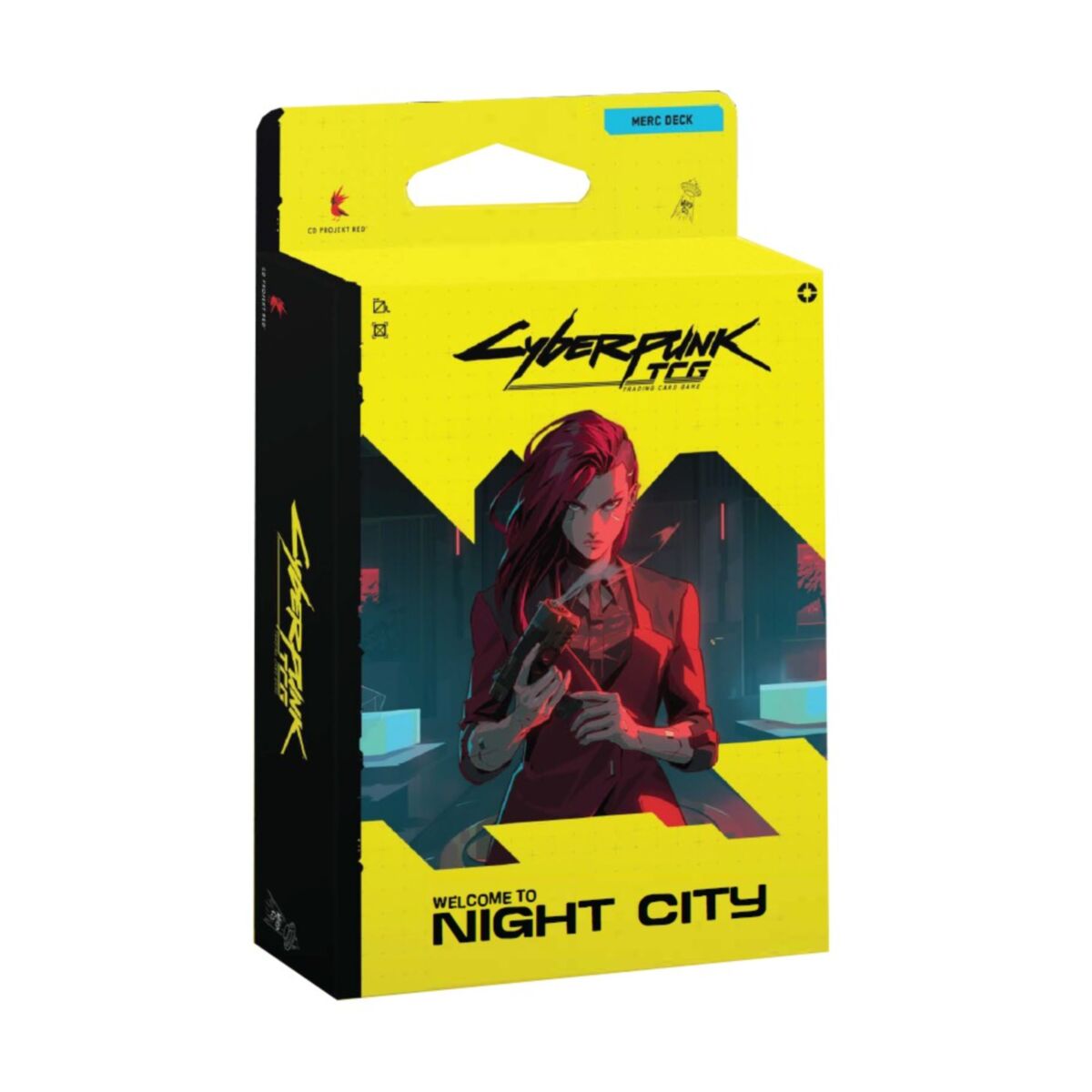 [PRE-ORDER] Cyberpunk TCG: Starter Deck Display – Welcome to Night City: The Heist