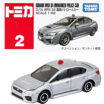 TOMICA (Regular) No.2 Subaru WRX S4 Unmarked Police Car