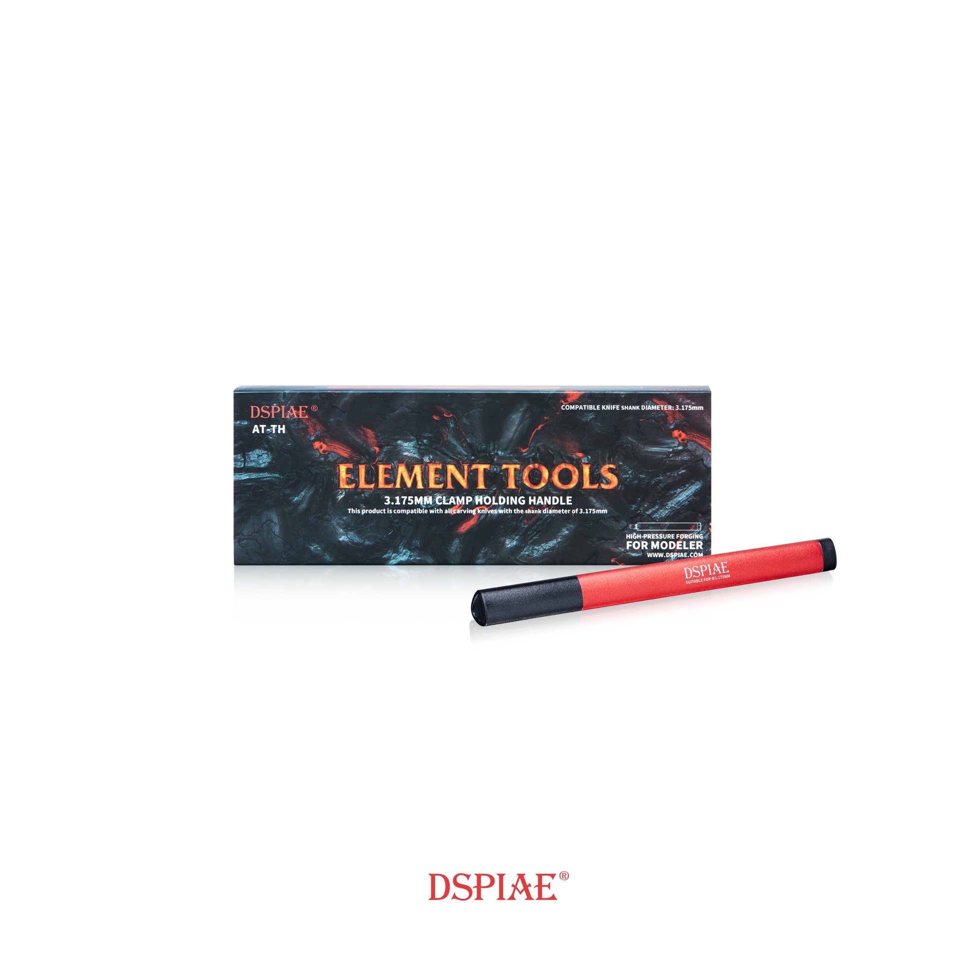 DSPIAE AT-TH 3.175mm Clamp Tool Holder – Precision Hobby Knife Handle