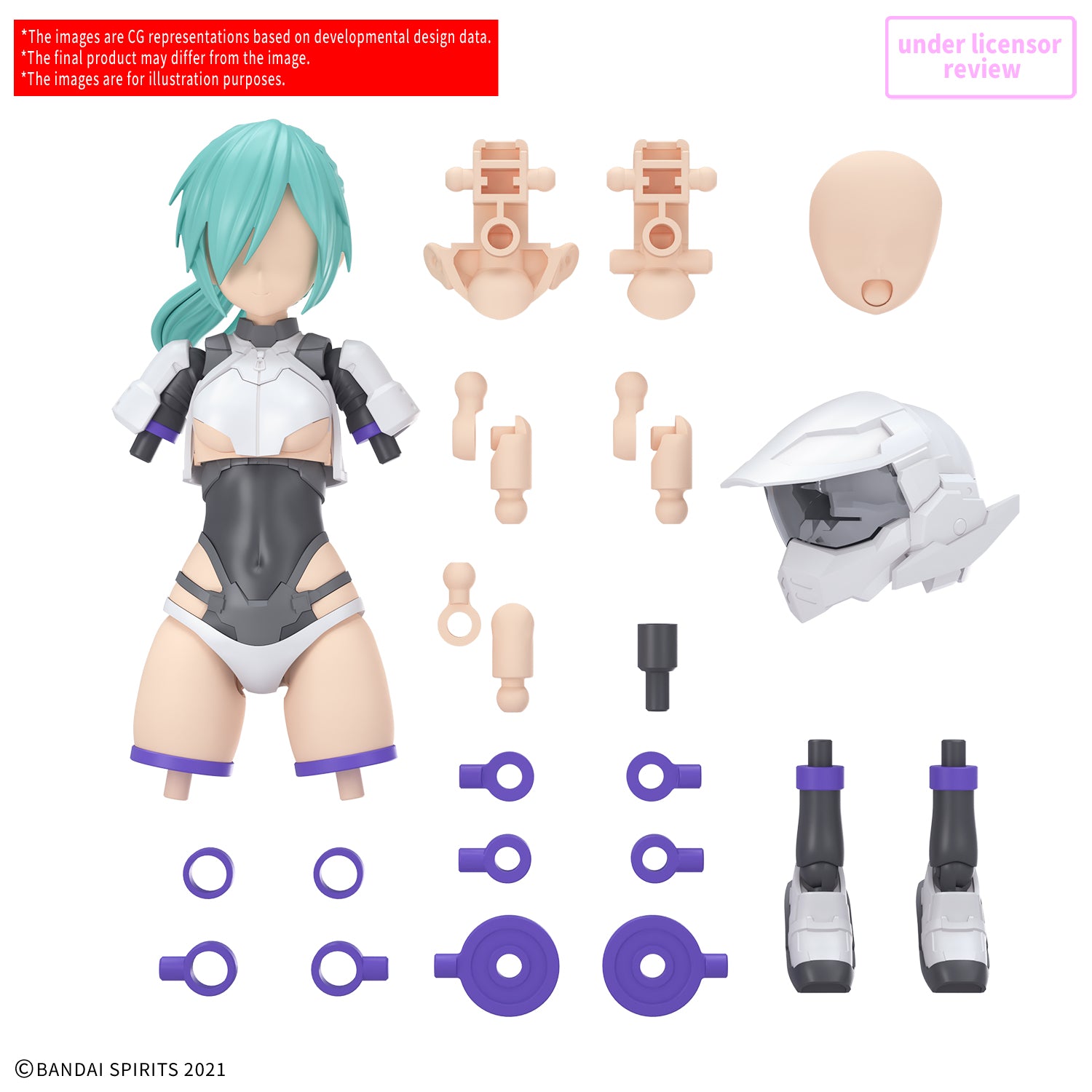 30MS OPTION PARTS SET 22 (TURBO COSTUME Alpha) [COLOR ]］