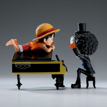 ONE PIECE - WORLD COLLECTABLE FIGURE LOG STORIES - MONKEY D. LUFFY & BROOK