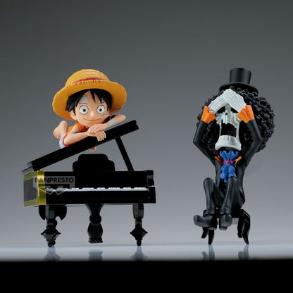 ONE PIECE - WORLD COLLECTABLE FIGURE LOG STORIES - MONKEY D. LUFFY & BROOK